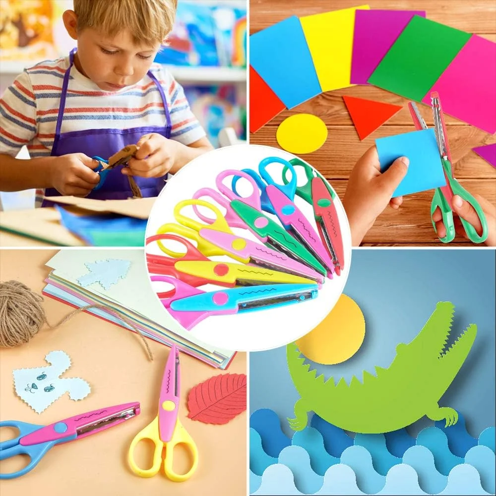 ست قیچی لبه کاغذی تزئینی amassan - قیچی لبه دار کاغذی رنگارنگ 5 اینچی، عالی برای کودکان، معلمان، صنایع دستی، اسکرپ بوک، پروژه های DIY و صنایع دستی کودکان، مجموعه 6 عددی … (5 اینچ) ست قیچی لبه کاغذی تزئینی amassan - قیچی لبه دار کاغذی رنگارنگ 5 اینچی، عالی برای کودکان، معلمان، صنایع دستی، اسکرپ بوک، پروژه های DIY و صنایع دستی کودکان، مجموعه 6 عددی … (5 اینچ)