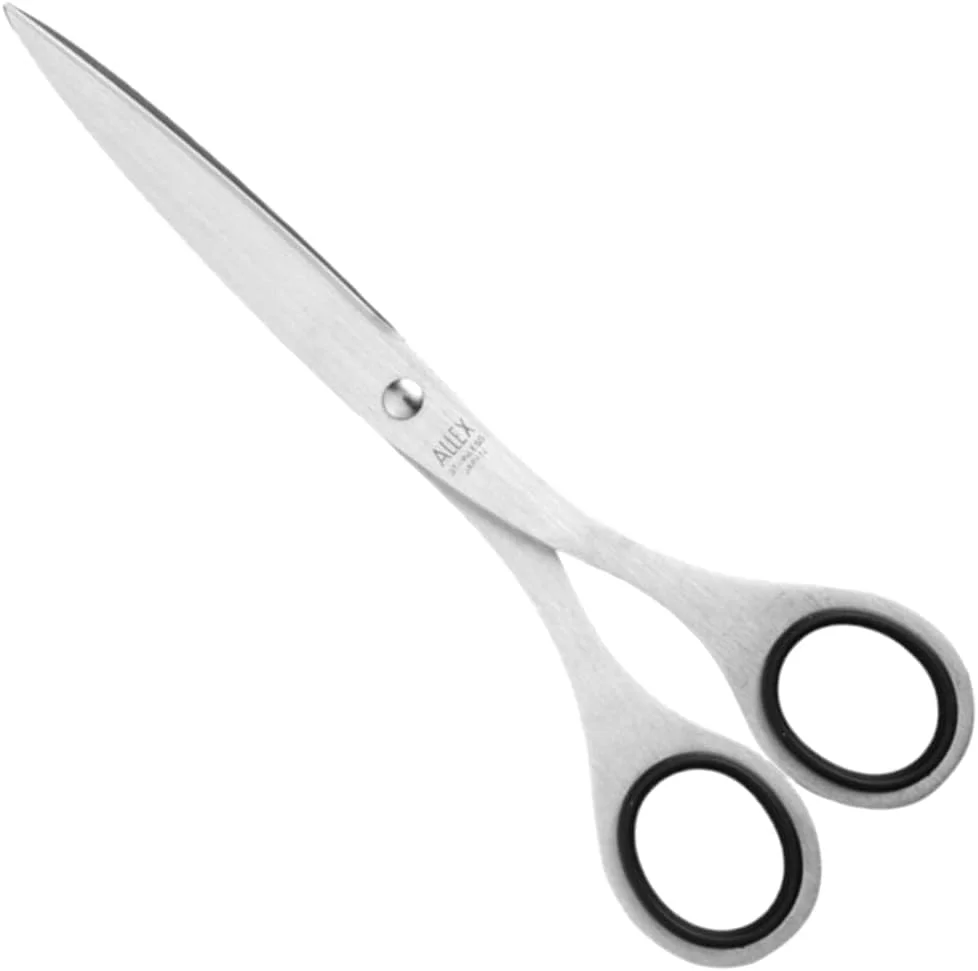 قیچی اداری تمام استیل ژاپنی ALLEX (S-185)، ساخت ژاپن، نقره ای