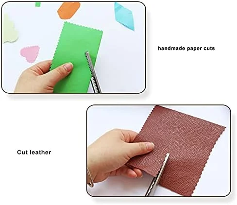 قیچی خیاطی حرفه ای استیل ضد زنگ ALFAAL با قیچی دندانه گرد برای پارچه، قیچی خیاطی DIY قیچی خیاطی حرفه ای استیل ضد زنگ ALFAAL با قیچی دندانه گرد برای پارچه، قیچی خیاطی DIY
