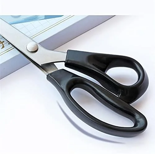 قیچی خیاطی حرفه ای استیل ضد زنگ ALFAAL با قیچی دندانه گرد برای پارچه، قیچی خیاطی DIY قیچی خیاطی حرفه ای استیل ضد زنگ ALFAAL با قیچی دندانه گرد برای پارچه، قیچی خیاطی DIY