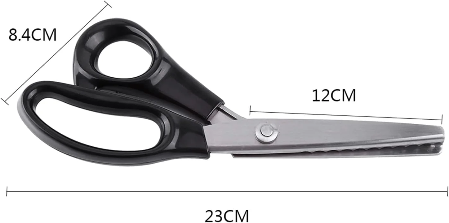 قیچی زیگزاگ AITECHSTEEL با تیغه های استیل ضد زنگ، ایده آل برای پارچه، آستر، چرم و صنایع دستی، لبه گرد و مثلثی 3، 5، 7 میلی متر، طول 23 سانتی متر (7 میلی متر) قیچی زیگزاگ AITECHSTEEL با تیغه های استیل ضد زنگ، ایده آل برای پارچه، آستر، چرم و صنایع دستی، لبه گرد و مثلثی 3، 5، 7 میلی متر، طول 23 سانتی متر (7 میلی متر)