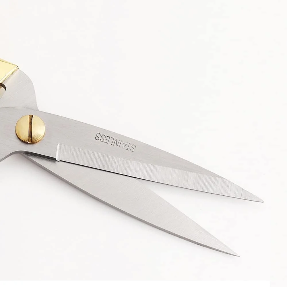 قیچی خیاطی 5 اینچی تمام استیل Aemoe، قیچی تیز خیاطی برای گلدوزی، خیاطی، صنایع دستی، کارهای هنری DIY و استفاده روزانه برای خانه، دفتر کار، مدرسه طلایی قیچی خیاطی 5 اینچی تمام استیل Aemoe، قیچی تیز خیاطی برای گلدوزی، خیاطی، صنایع دستی، کارهای هنری DIY و استفاده روزانه برای خانه، دفتر کار، مدرسه طلایی