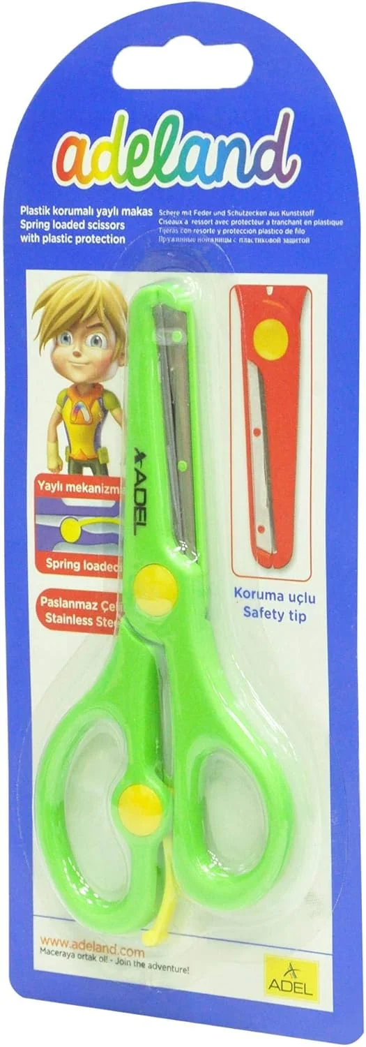 قیچی فنری عادل با محافظ پلاستیکی - ALSE-145820