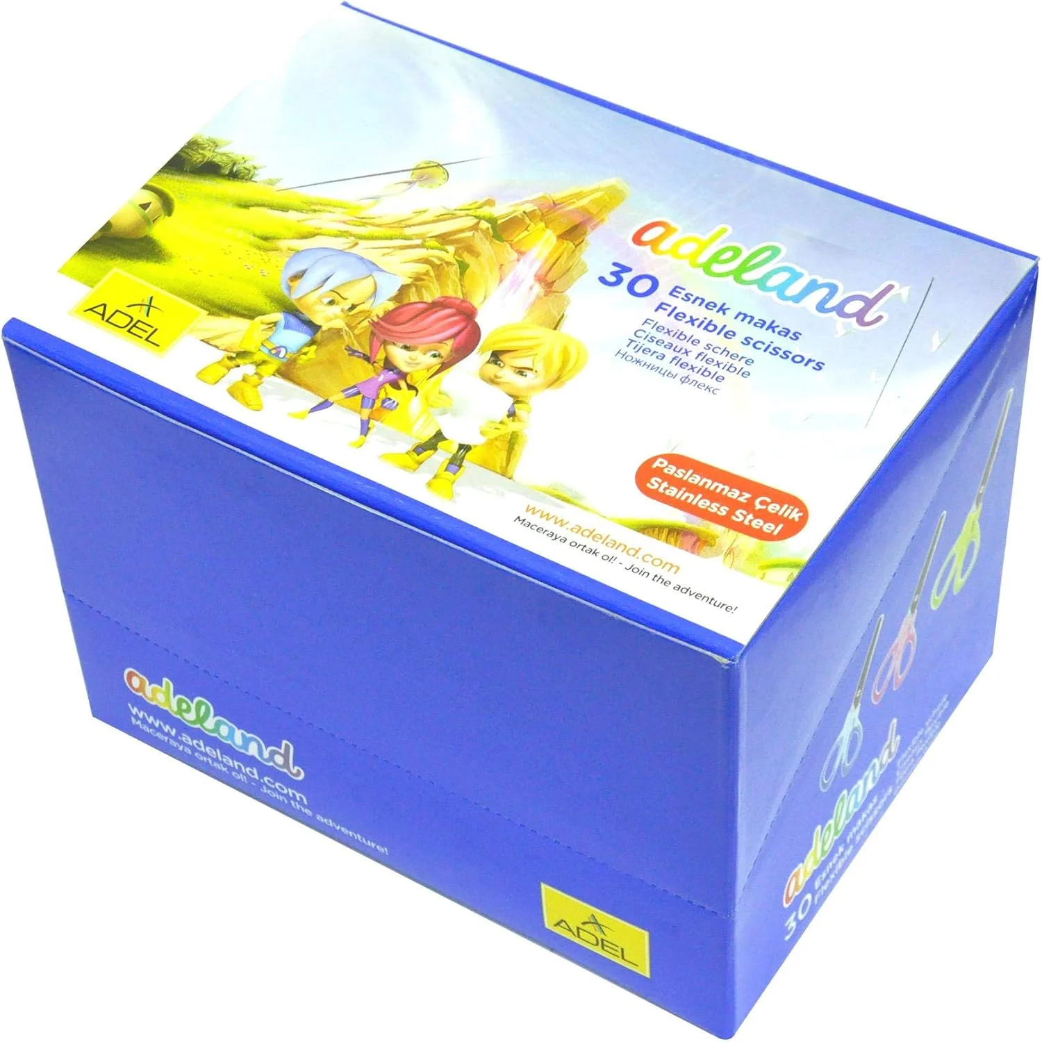 قیچی انعطاف پذیر عادل، بسته 30 عددی - ALSE-145730 قیچی انعطاف پذیر عادل، بسته 30 عددی - ALSE-145730