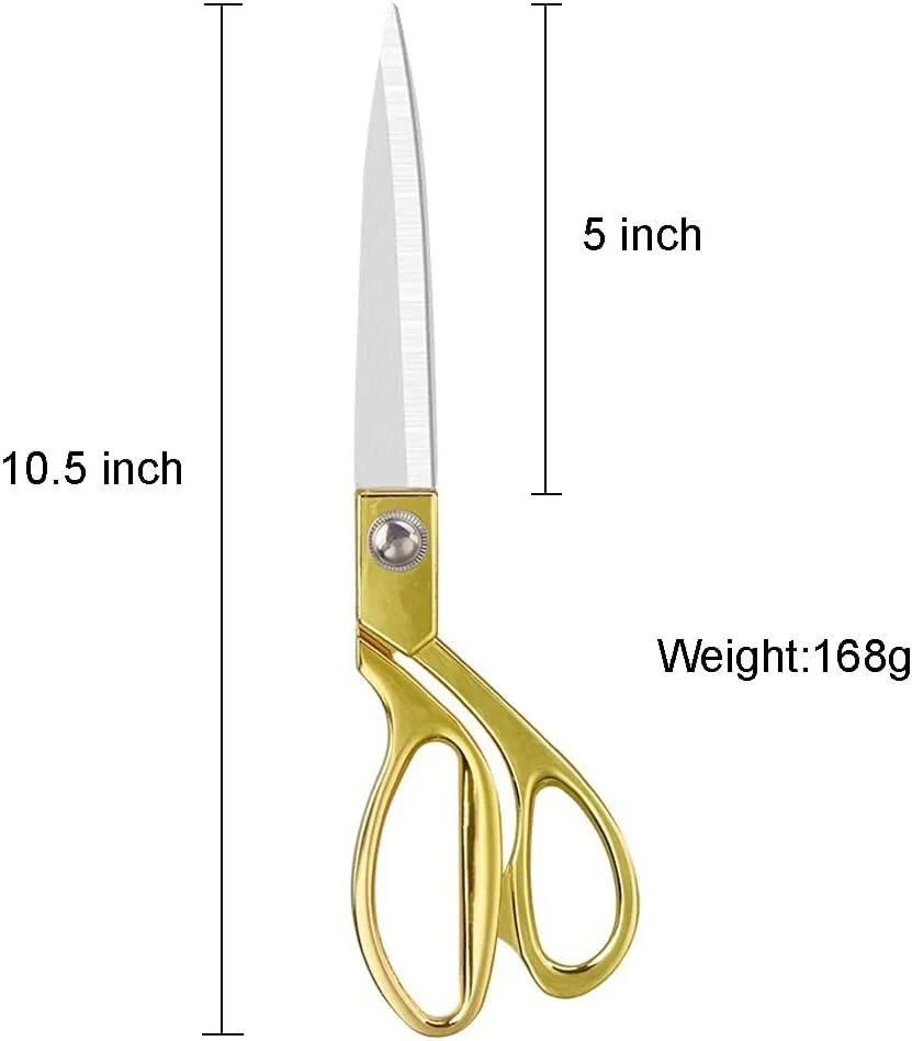 قیچی روبان بر Aemoe، سایز 10.5 اینچ، فلزی سنگین، قیچی بزرگ حرفه ای برای مراسم، رویدادهای ویژه، افتتاحیه ها و تشریفات، طلایی قیچی روبان بر Aemoe، سایز 10.5 اینچ، فلزی سنگین، قیچی بزرگ حرفه ای برای مراسم، رویدادهای ویژه، افتتاحیه ها و تشریفات، طلایی