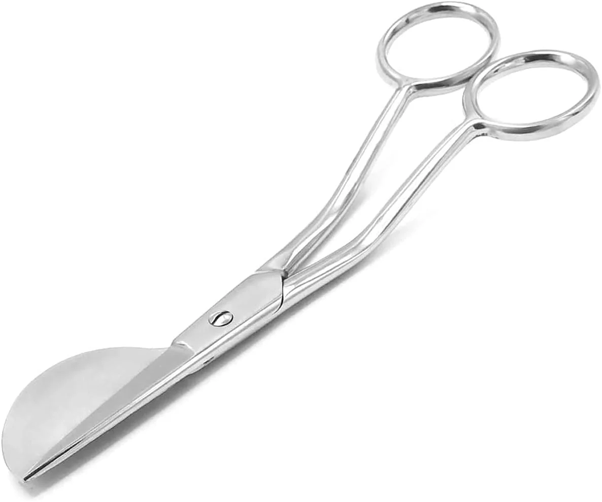 قیچی اپلیکه 6 اینچی AAProTools استیل ضد زنگ با دسته افست - تیغه نوک اردکی