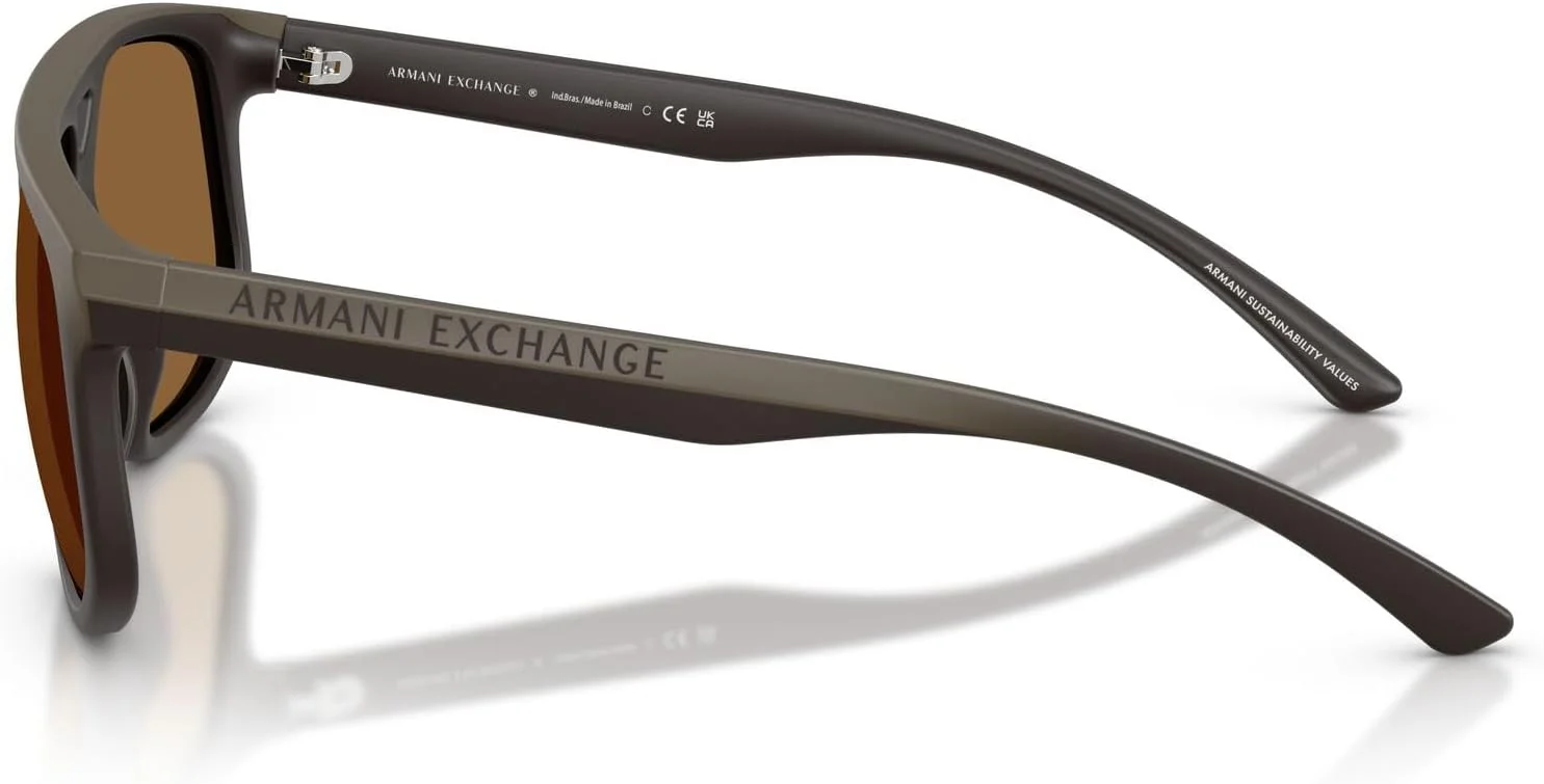 عینک آفتابی مردانه Armani Exchange مدل Ax4161su با فیت جهانی و فریم مربعی
