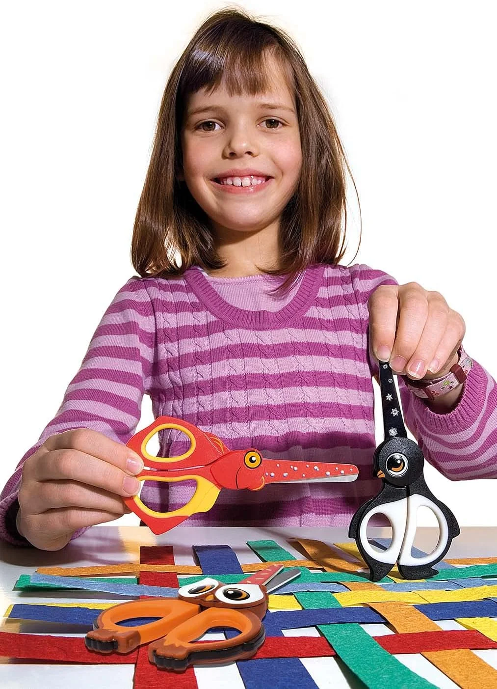 قیچی کودکانه Wedo 736001 Nemo، قیچی کاردستی، فولاد ضد زنگ، نوک های گرد، روکش نرم، 13 سانتی متر، قرمز/زرد قیچی کودکانه Wedo 736001 Nemo، قیچی کاردستی، فولاد ضد زنگ، نوک های گرد، روکش نرم، 13 سانتی متر، قرمز/زرد