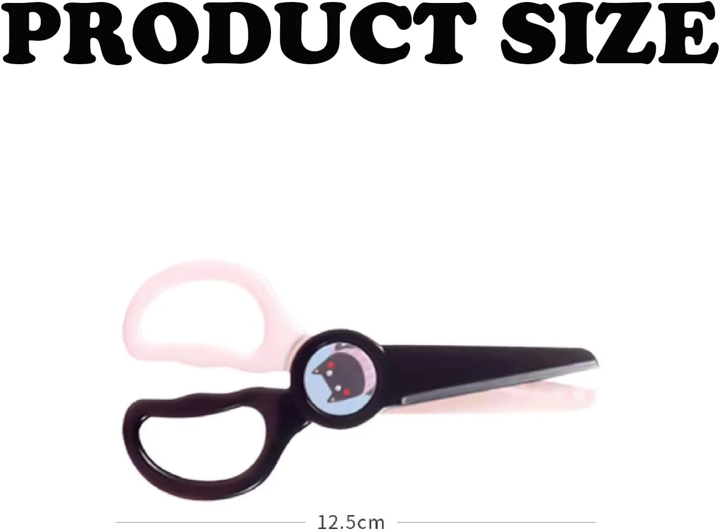 قیچی ایمنی کودک 12.5 سانتی متری - رنگ های متنوع، طرح کارتونی هویج، قیچی پلاستیکی توری ایمن برای دست برای دانش آموزان و کودکان، مناسب برای کاردستی و پروژه های مدرسه