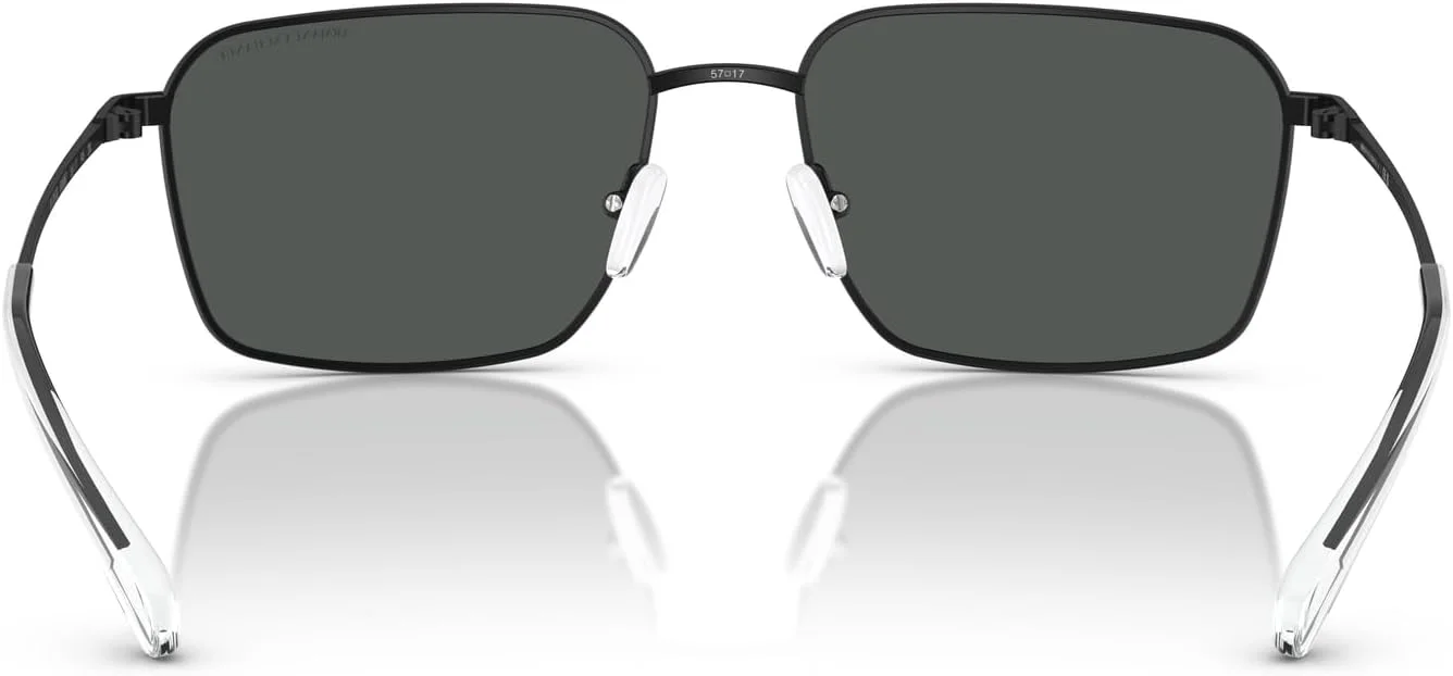 عینک آفتابی مستطیلی مردانه Armani Exchange A|X مدل AX2053S، مشکی مات/خاکستری تیره، 57 میلی متر عینک آفتابی مستطیلی مردانه Armani Exchange A|X مدل AX2053S، مشکی مات/خاکستری تیره، 57 میلی متر