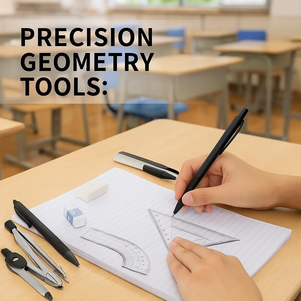ست لوازم ریاضی KASTWAVE، مجموعه هندسه 8 تکه، لوازم مدرسه، پرگار طراحی، نقاله با جعبه نگهداری نشکن، برای دانش آموزان در کیف حمل، مناسب برای دانش آموزان و نقشه های مهندسی ست لوازم ریاضی KASTWAVE، مجموعه هندسه 8 تکه، لوازم مدرسه، پرگار طراحی، نقاله با جعبه نگهداری نشکن، برای دانش آموزان در کیف حمل، مناسب برای دانش آموزان و نقشه های مهندسی