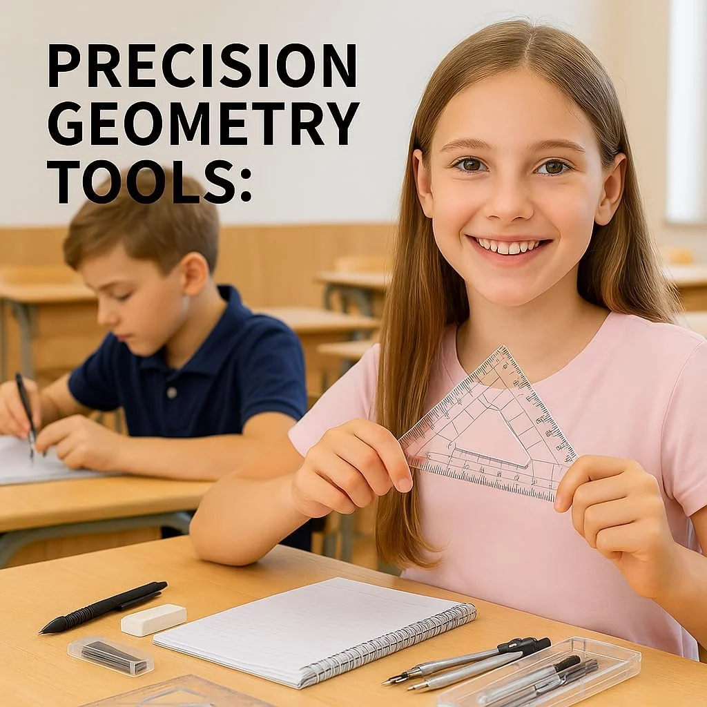 ست لوازم ریاضی KASTWAVE، مجموعه هندسه 8 تکه، لوازم مدرسه، پرگار طراحی، نقاله با جعبه نگهداری نشکن، برای دانش آموزان در کیف حمل، مناسب برای دانش آموزان و نقشه های مهندسی ست لوازم ریاضی KASTWAVE، مجموعه هندسه 8 تکه، لوازم مدرسه، پرگار طراحی، نقاله با جعبه نگهداری نشکن، برای دانش آموزان در کیف حمل، مناسب برای دانش آموزان و نقشه های مهندسی