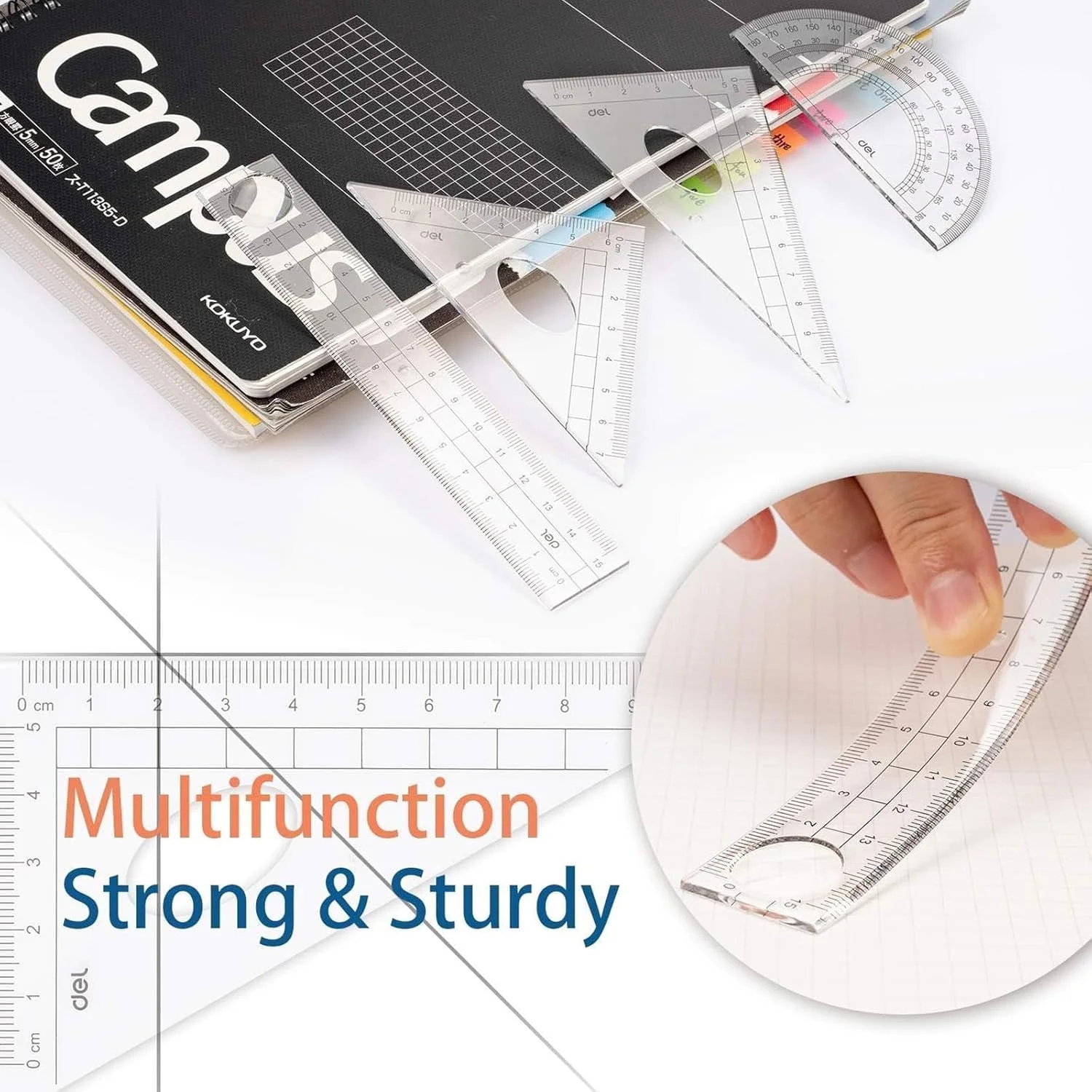 ست لوازم ریاضی KASTWAVE، مجموعه هندسه 8 تکه، لوازم مدرسه، پرگار طراحی، نقاله با جعبه نگهداری نشکن، برای دانش آموزان در کیف حمل، مناسب برای دانش آموزان و نقشه های مهندسی ست لوازم ریاضی KASTWAVE، مجموعه هندسه 8 تکه، لوازم مدرسه، پرگار طراحی، نقاله با جعبه نگهداری نشکن، برای دانش آموزان در کیف حمل، مناسب برای دانش آموزان و نقشه های مهندسی