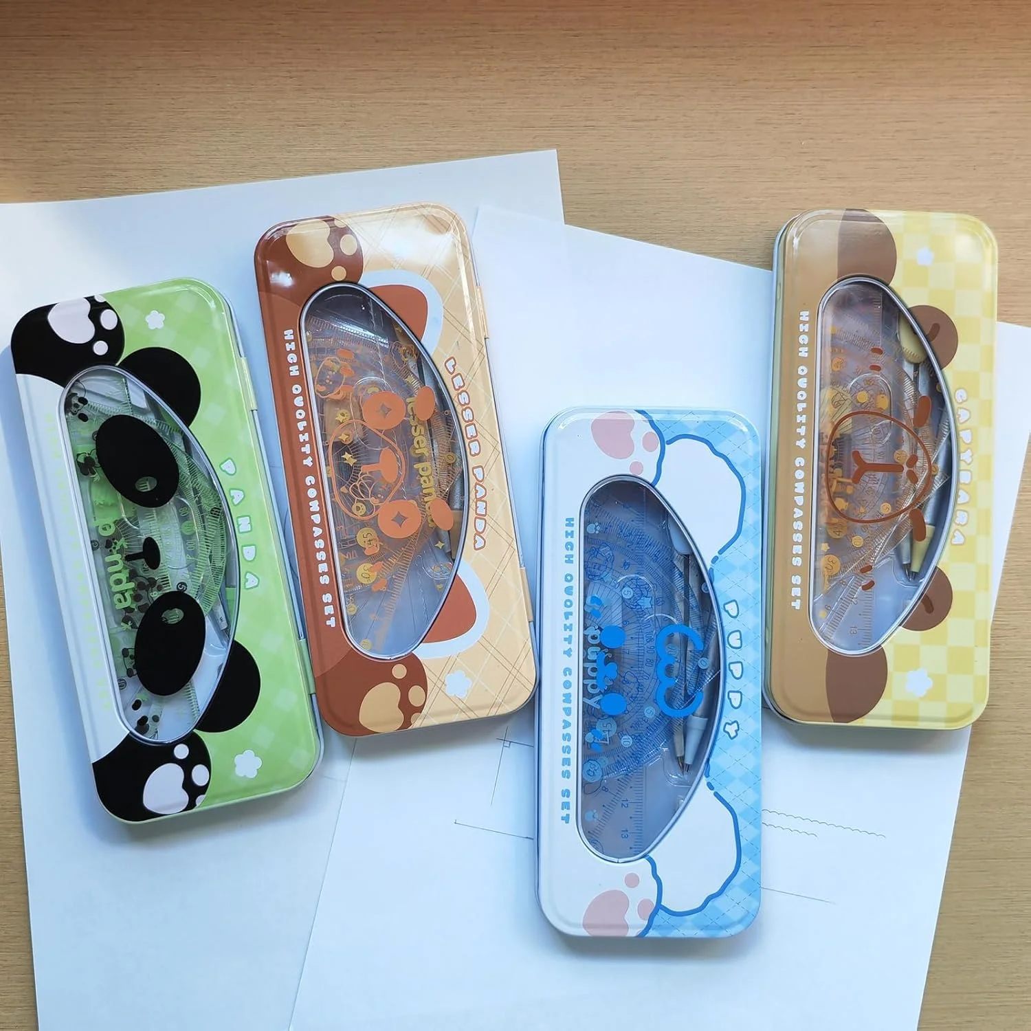 ست هندسه ریاضی 7 تکه KASTWAVE، شامل پرگار، نقاله، خط کش، پاک کن، نوک اتود و جامدادی برای مدرسه، کیت طراحی ریاضی برای دانش آموزان ست هندسه ریاضی 7 تکه KASTWAVE، شامل پرگار، نقاله، خط کش، پاک کن، نوک اتود و جامدادی برای مدرسه، کیت طراحی ریاضی برای دانش آموزان