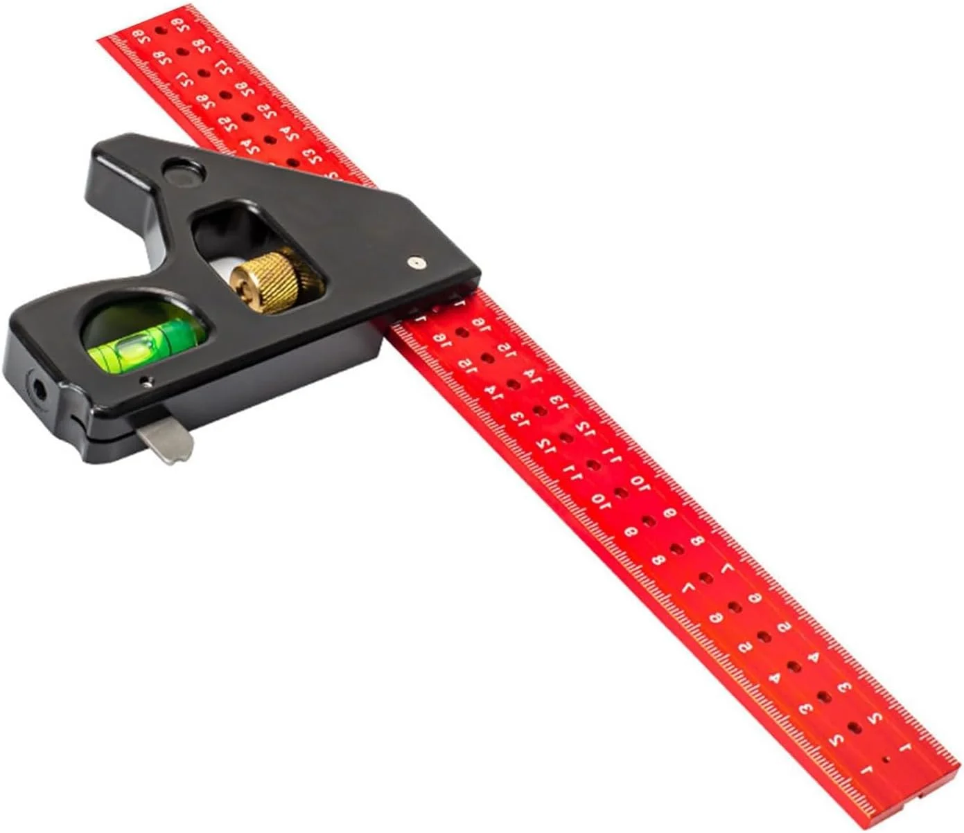 مجموعه گونیا ترکیبی چند منظوره KASTWAVE 30 سانتی متری برای زوایای دقیق 90 و 45 درجه، ایده آل برای نجاران حرفه ای و DIY