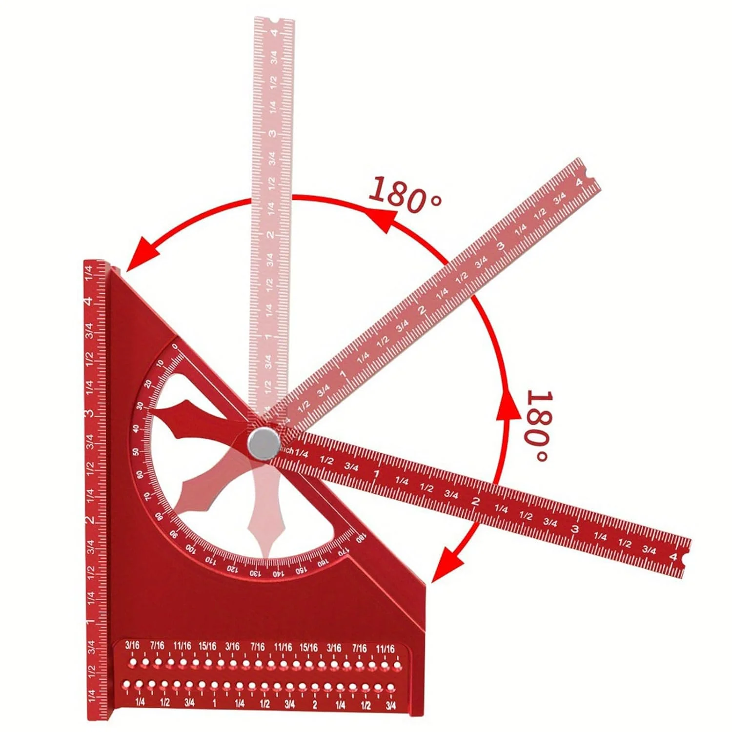 خط کش اندازه گیری چند زاویه ای سه بعدی، گونیا زاویه ای آلیاژ آلومینیوم، ابزار چیدمان با دقت بالا برای نجاران حرفه ای، مناسب برای نجاری، قاب درب، استفاده در کارگاه، 16x13x2 سانتی متر خط کش اندازه گیری چند زاویه ای سه بعدی، گونیا زاویه ای آلیاژ آلومینیوم، ابزار چیدمان با دقت بالا برای نجاران حرفه ای، مناسب برای نجاری، قاب درب، استفاده در کارگاه، 16x13x2 سانتی متر