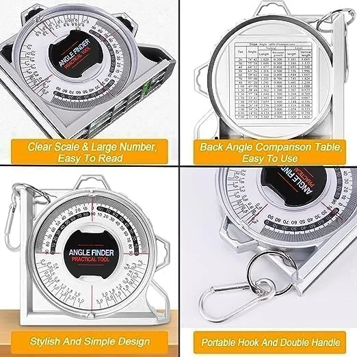 زاویه سنج برای مصارف خانگی و صنعتی، زاویه یاب، ابزار اندازه گیری زاویه مغناطیسی، شیب سنج، زاویه سنج مهندسی برای مهندسی عمران