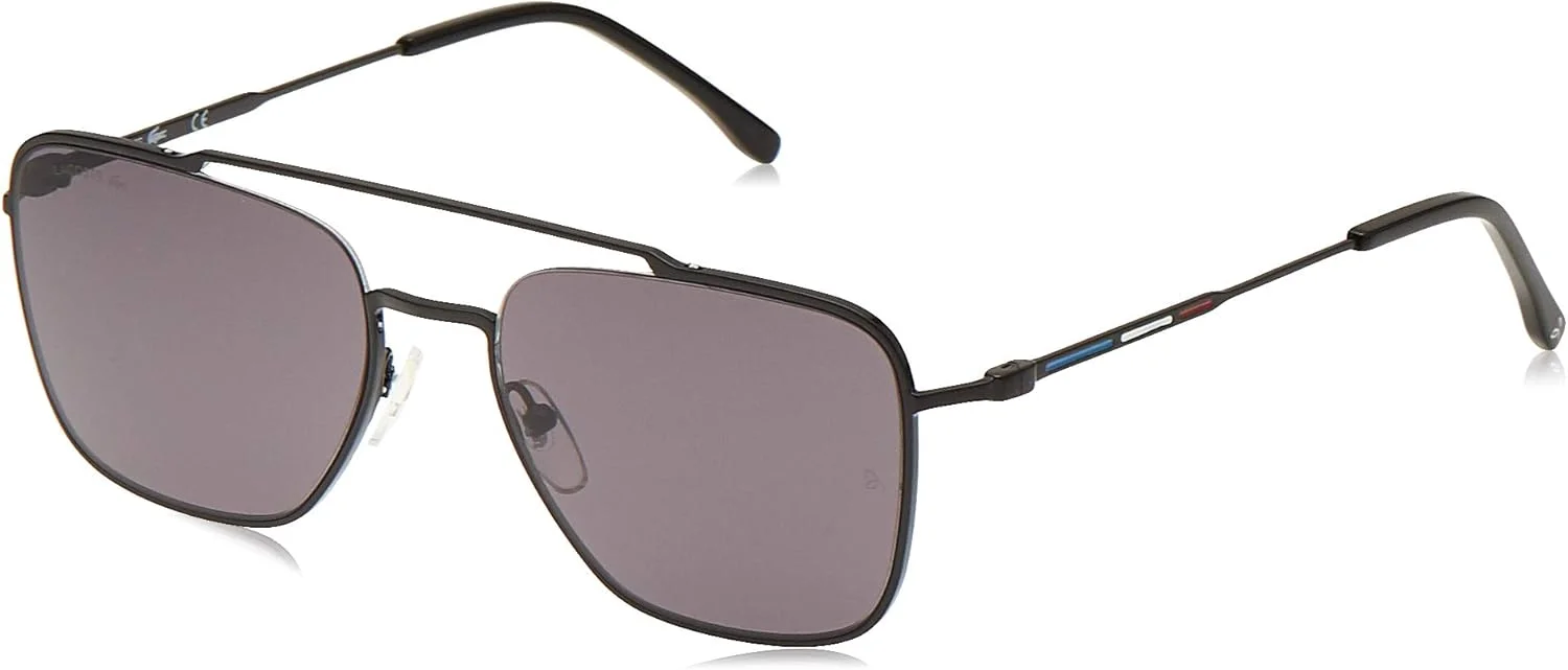 عینک آفتابی مردانه LACOSTE مستطیلی پریمیوم و هریتیج - مشکی