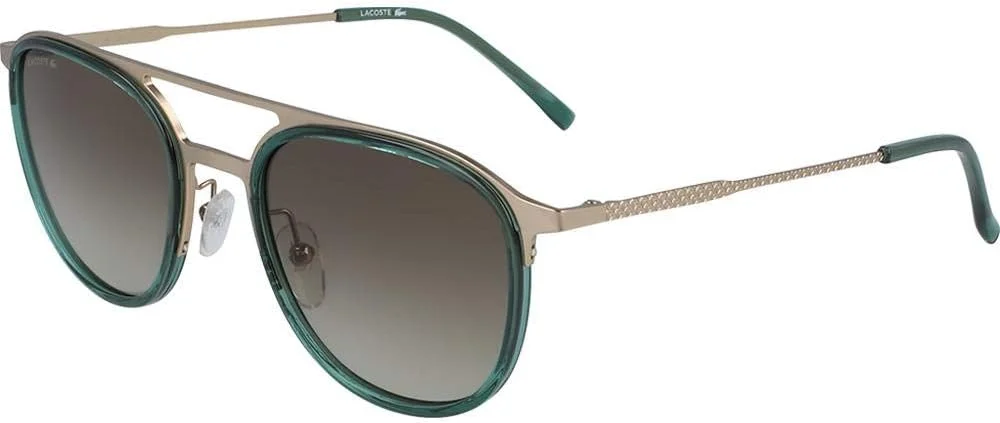 عینک آفتابی مردانه LACOSTE EYEWEAR مدل بیضی، ظرافت غیر رسمی، رزگلد - 54