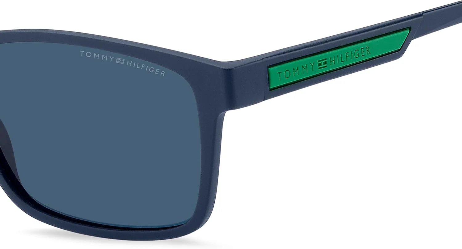 عینک آفتابی مردانه TOMMY HILFIGER مدل TH 2089/S، آبی مات، سایز 56