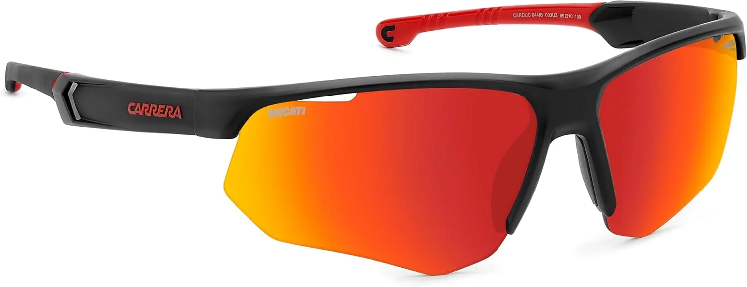 عینک آفتابی مردانه مستطیلی CARRERA DUCATI CARDUC 044/S، سایز 69 میلی متر، مشکی مات عینک آفتابی مردانه مستطیلی CARRERA DUCATI CARDUC 044/S، سایز 69 میلی متر، مشکی مات