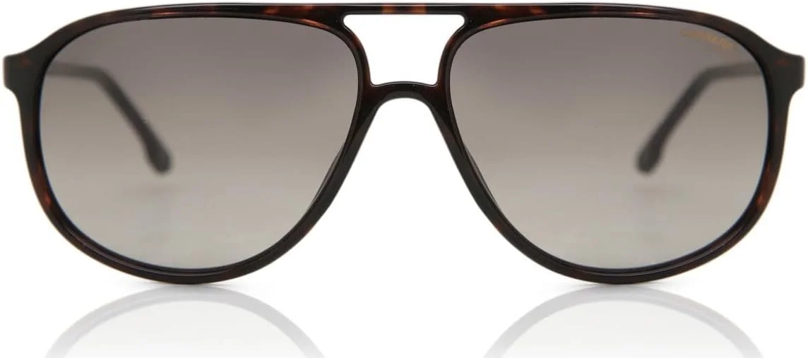 عینک آفتابی مردانه CARRERA 257/S، سایز 60 میلی‌متر، قهوه‌ای، خلبانی، لنز قهوه‌ای غیر پلاریزه