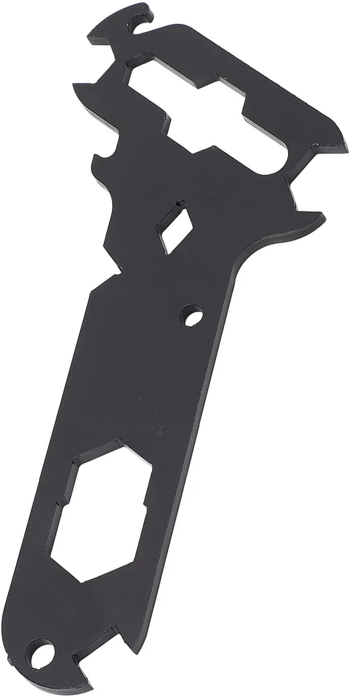 ابزار چندکاره جیاوو DTY، فولادی 14 در 1 شامل ابزارهای جداگانه ریگر، سیم لخت کن مهره بالدار، درب بازکن بطری، ابزار استیج هند برای خودروهای RV و کشتی ها، مشکی