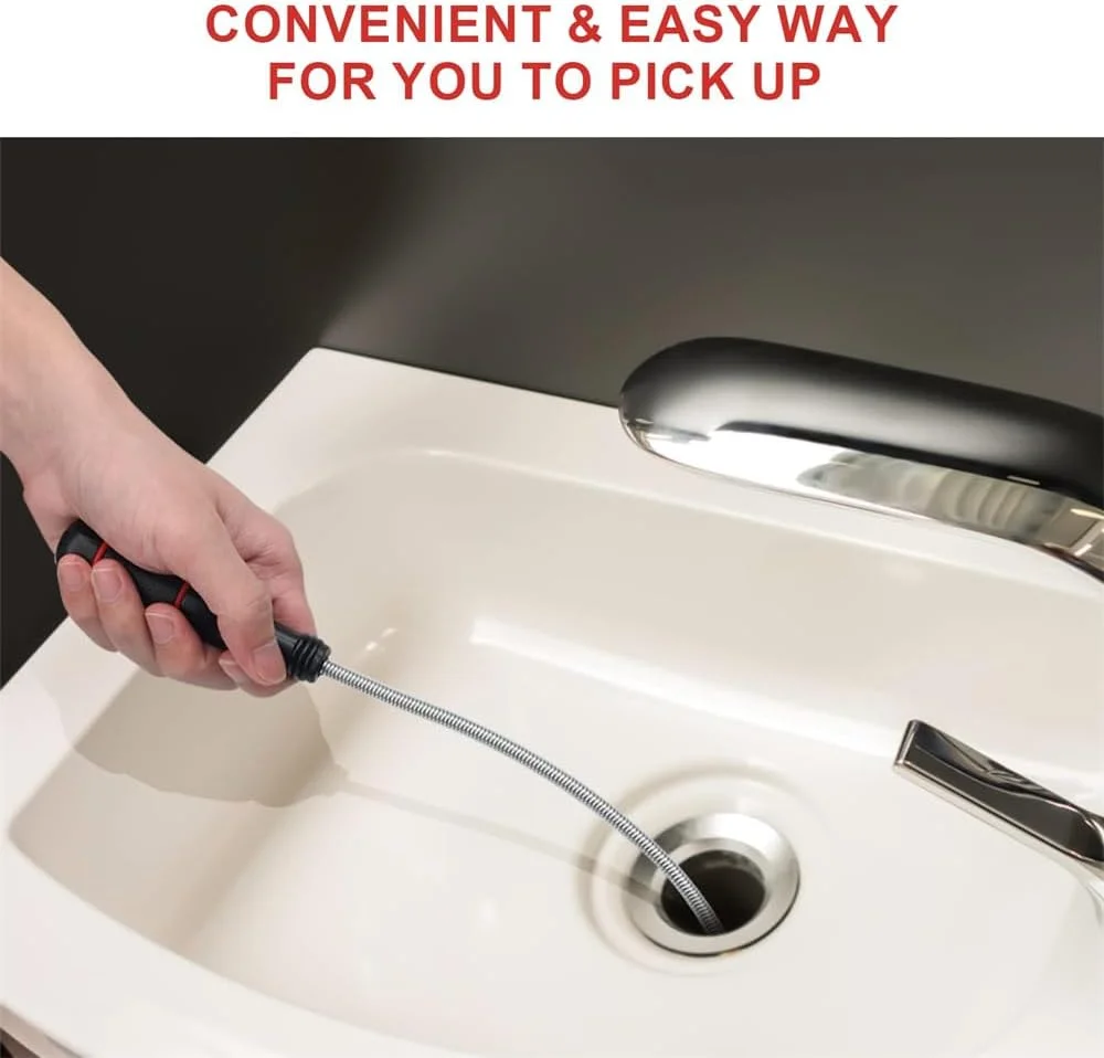 ابزار مغناطیسی جمع‌آوری Azonee، بسته 2 عددی، ابزار مغناطیسی خم‌شو و انعطاف‌پذیر، جاروی مغناطیسی 24 اینچی چند منظوره برای تخلیه سینک‌های خانگی، کلیدهای ماشین، پیچ و مهره‌ها، پیچ‌هایی که دسترسی به آن‌ها دشوار است.