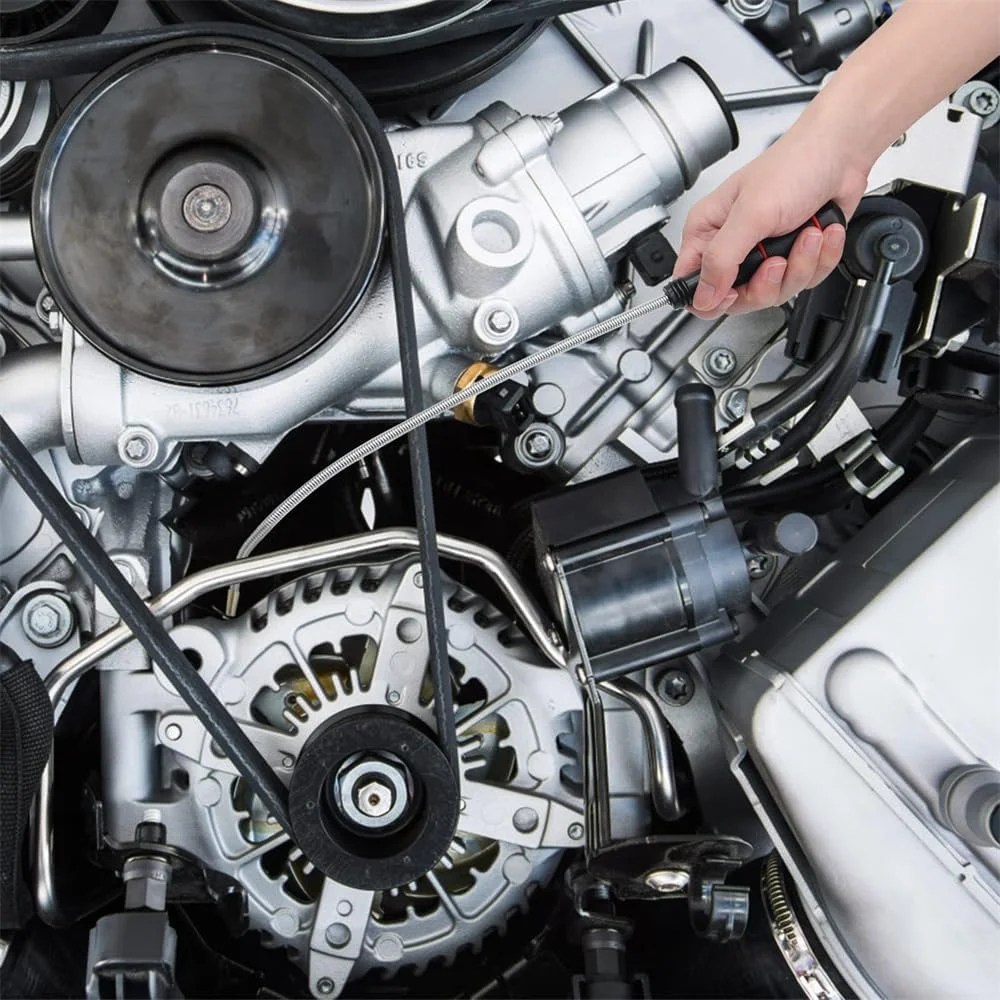 ابزار مغناطیسی جمع‌آوری Azonee، بسته 2 عددی، ابزار مغناطیسی خم‌شو و انعطاف‌پذیر، جاروی مغناطیسی 24 اینچی چند منظوره برای تخلیه سینک‌های خانگی، کلیدهای ماشین، پیچ و مهره‌ها، پیچ‌هایی که دسترسی به آن‌ها دشوار است.