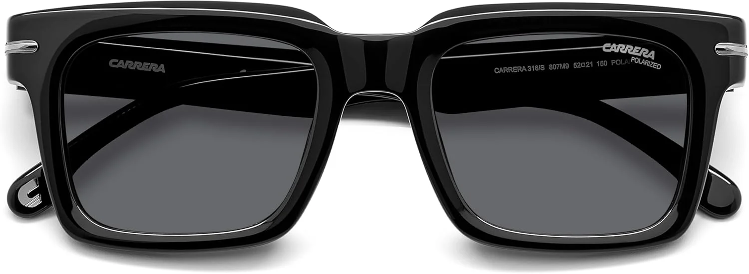 عینک آفتابی مردانه کررا مدل CARRERA 316/S مشکی 52/21/150 عینک آفتابی مردانه کررا مدل CARRERA 316/S مشکی 52/21/150