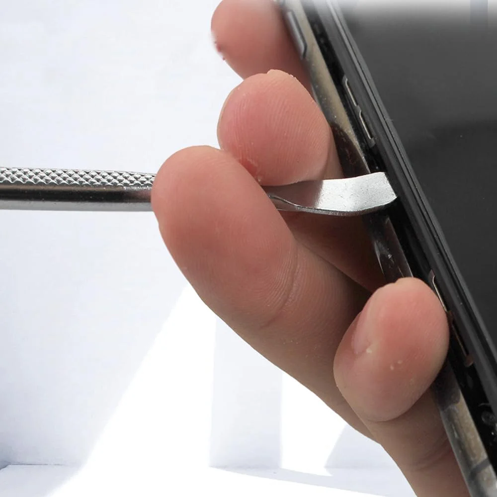 مجموعه اهرم و میله خم کن روبیک، 3 تکه ابزار خراشنده و اسپاجر فلزی دو سر برای تعمیرات لوازم الکترونیکی، موبایل و لپ تاپ (نقره ای) مجموعه اهرم و میله خم کن روبیک، 3 تکه ابزار خراشنده و اسپاجر فلزی دو سر برای تعمیرات لوازم الکترونیکی، موبایل و لپ تاپ (نقره ای)