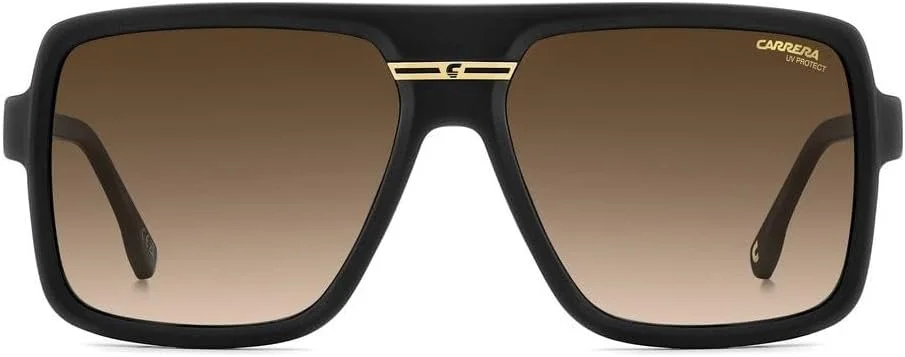 عینک آفتابی مردانه Carrera VICTORY C 09/S مشکی مات طلایی/مشکی قهوه ای سبز 59/16/145 عینک آفتابی مردانه Carrera VICTORY C 09/S مشکی مات طلایی/مشکی قهوه ای سبز 59/16/145