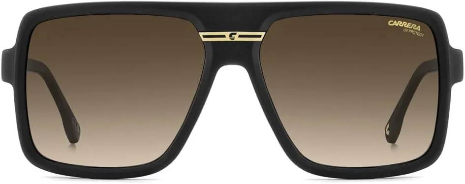 عینک آفتابی مردانه Carrera VICTORY C 09/S مشکی مات طلایی/مشکی قهوه ای سبز 59/16/145 عینک آفتابی مردانه Carrera VICTORY C 09/S مشکی مات طلایی/مشکی قهوه ای سبز 59/16/145