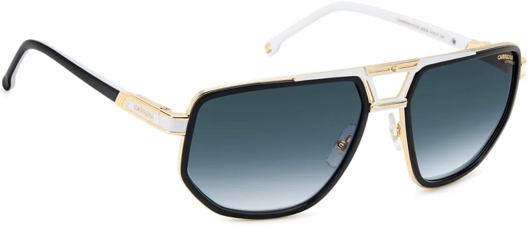 عینک آفتابی مردانه مشکی سفید Carrera 1072/S 80S/08 سایز استاندارد عینک آفتابی مردانه مشکی سفید Carrera 1072/S 80S/08 سایز استاندارد