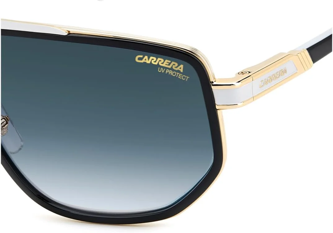 عینک آفتابی مردانه مشکی سفید Carrera 1072/S 80S/08 سایز استاندارد عینک آفتابی مردانه مشکی سفید Carrera 1072/S 80S/08 سایز استاندارد