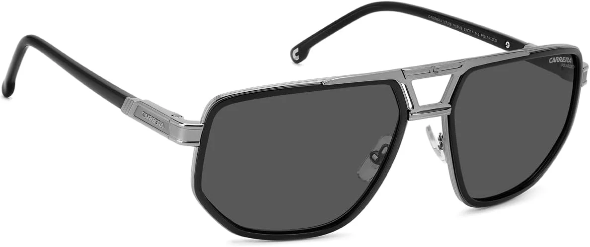 عینک آفتابی مردانه مشکی استاندارد Carrera 1072/S V81/M9 DKRUTH BLACK، استاندارد، 61 عینک آفتابی مردانه مشکی استاندارد Carrera 1072/S V81/M9 DKRUTH BLACK، استاندارد، 61