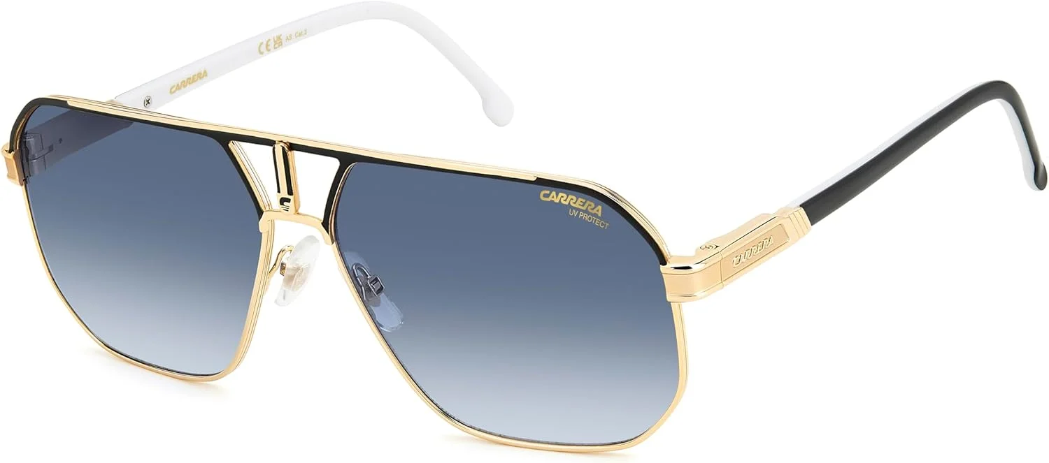 عینک آفتابی CARRERA مدل CARRERA 1062/S مشکی طلایی 62/14/145 مردانه