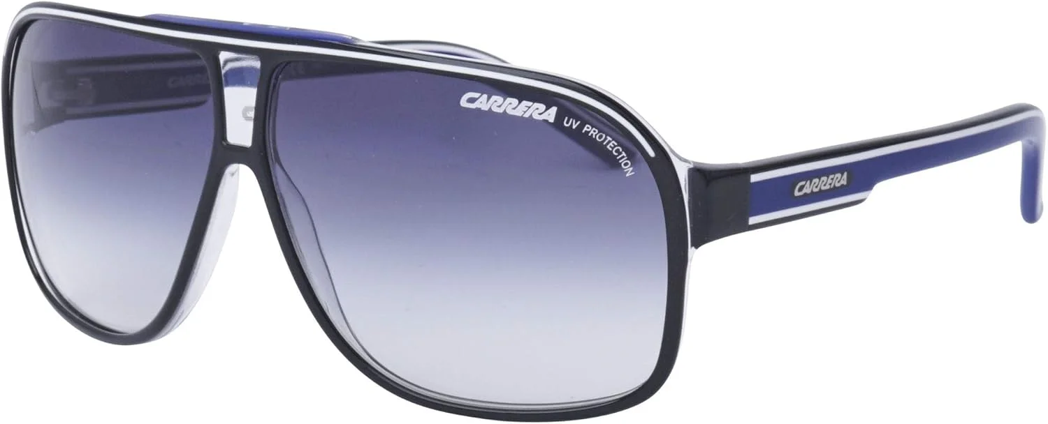 عینک آفتابی مردانه Carrera مدل Grand Prix 2، مشکی روشن، 64