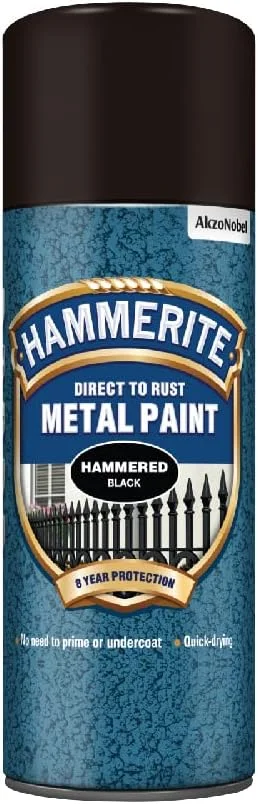 اسپری رنگ چکش خورده همرایت مشکی 400 میلی لیتر اسپری رنگ چکش خورده همرایت مشکی 400 میلی لیتر