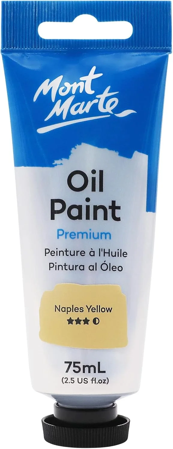 رنگ روغن مونت مارته 75 میلی لیتر، زرد ناپل رنگ روغن مونت مارته 75 میلی لیتر، زرد ناپل