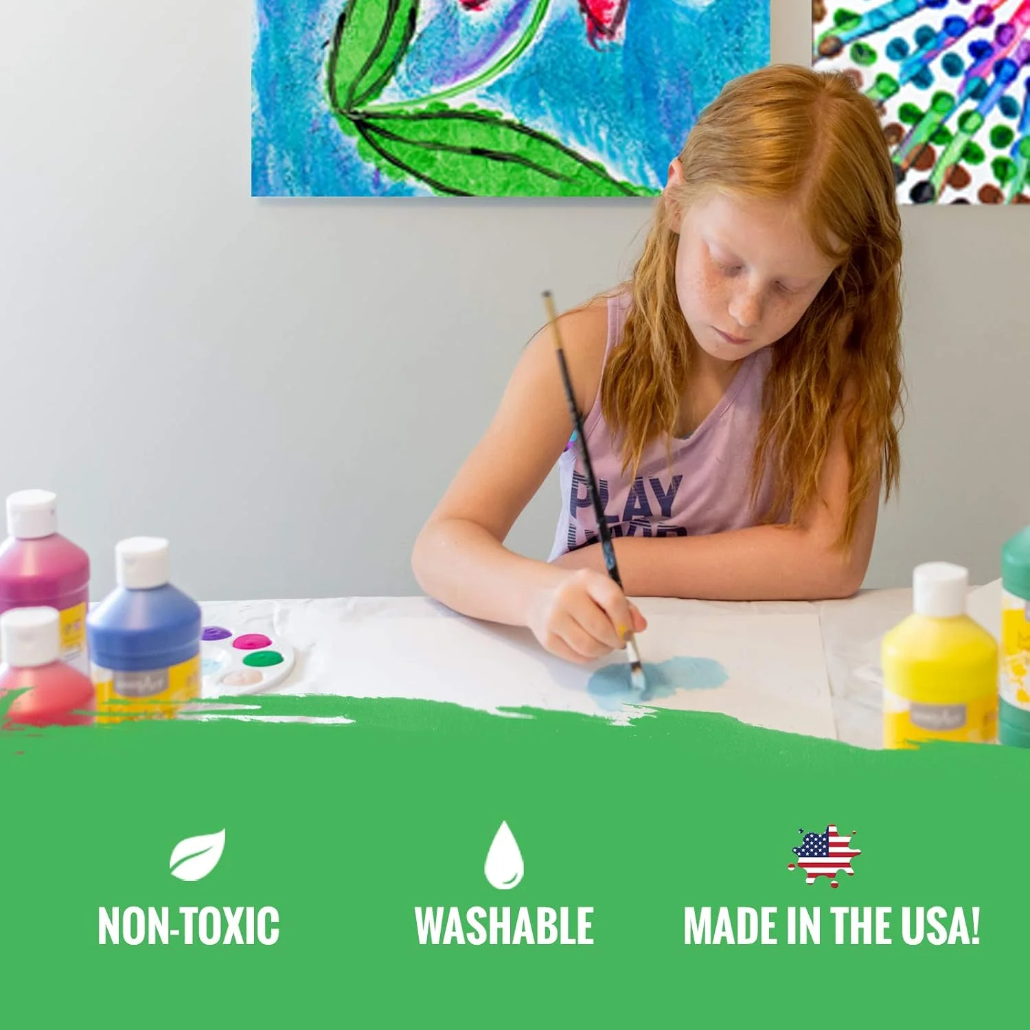 رنگ تمپرا قابل شستشو هندی آرت Little Masters، 1.89 لیتر (بسته 1 عددی)، سفید رنگ تمپرا قابل شستشو هندی آرت Little Masters، 1.89 لیتر (بسته 1 عددی)، سفید