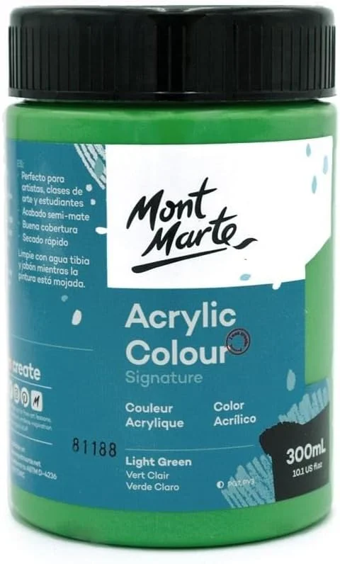 رنگ اکریلیک سبز روشن مونت مارته MSCH3022 - 300 میلی لیتر رنگ اکریلیک سبز روشن مونت مارته MSCH3022 - 300 میلی لیتر