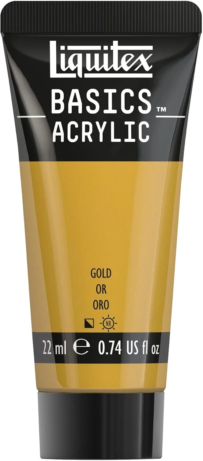 رنگ اکریلیک Liquitex Basics مدل 8870461 - طلایی - تیوب 22 میلی لیتری، ضد آب و مقاوم در برابر محو شدن، مناسب برای نقاشی و تزئین چوب، فلز، سرامیک، پلاستیک، بوم رنگ اکریلیک Liquitex Basics مدل 8870461 - طلایی - تیوب 22 میلی لیتری، ضد آب و مقاوم در برابر محو شدن، مناسب برای نقاشی و تزئین چوب، فلز، سرامیک، پلاستیک، بوم