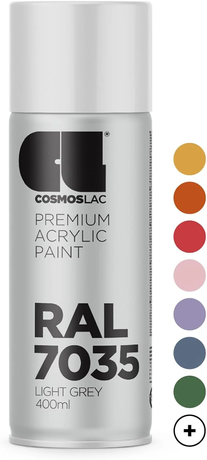 اسپری رنگ RAL 7035 Cosmoslac خاکستری روشن N319 اسپری رنگ RAL 7035 Cosmoslac خاکستری روشن N319