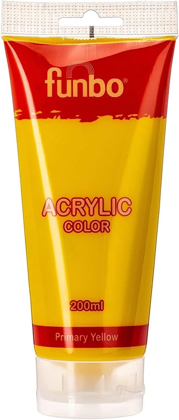تیوب رنگ اکریلیک فانبو (200 میلی لیتر، زرد اصلی 560) تیوب رنگ اکریلیک فانبو (200 میلی لیتر، زرد اصلی 560)