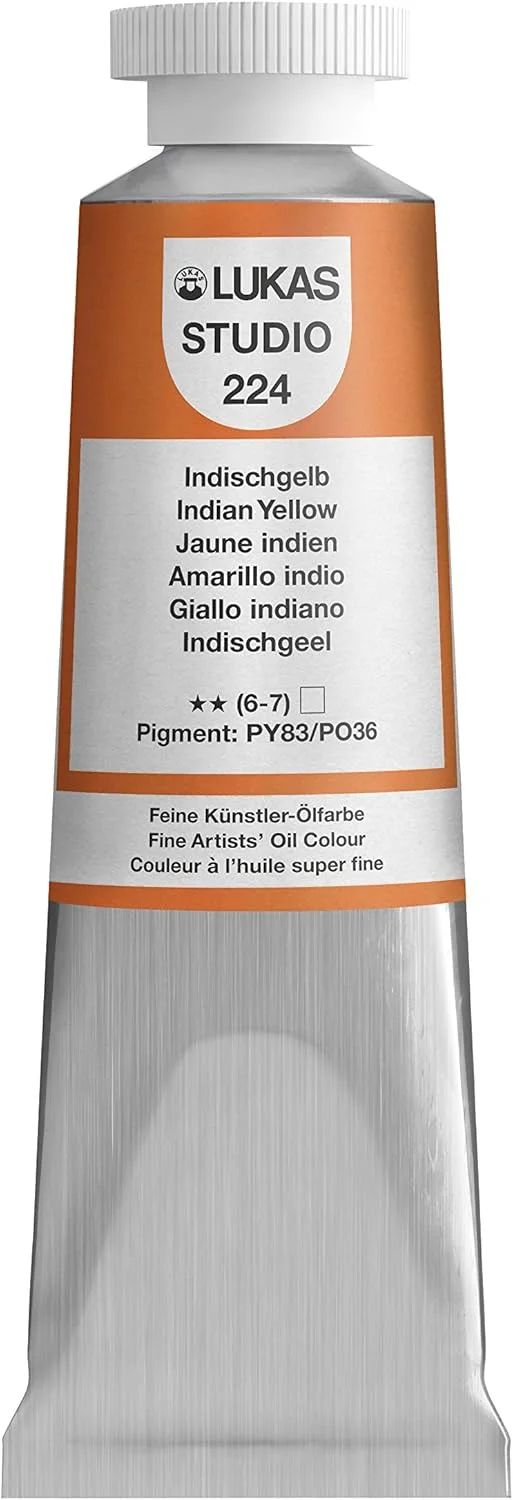 رنگ روغن لوکاس، تیوپ 37 میلی لیتری - زرد هندی رنگ روغن لوکاس، تیوپ 37 میلی لیتری - زرد هندی