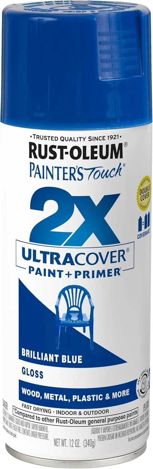 اسپری رنگ براق آبی درخشان Rust-Oleum Ptouch، حجم 12 اونس