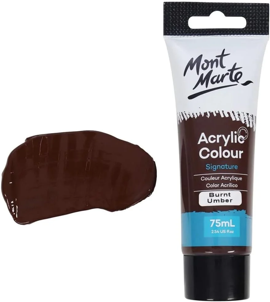 رنگ اکریلیک استودیویی مونت مارته MM حجم 75 میلی لیتر - قهوه ای سوخته رنگ اکریلیک استودیویی مونت مارته MM حجم 75 میلی لیتر - قهوه ای سوخته