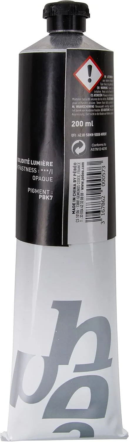 رنگ روغن مشکی غلیظ پ ب او XL FINE OIL حجم 200 میلی لیتر رنگ روغن مشکی غلیظ پ ب او XL FINE OIL حجم 200 میلی لیتر