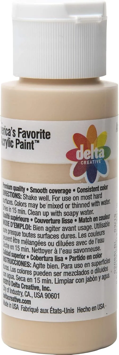 رنگ اکریلیک سرامیکوت دلتا کریتیو 02085 در رنگ های متنوع، 59 میلی لیتر، بژ طبیعی - بسته 1 عددی رنگ اکریلیک سرامیکوت دلتا کریتیو 02085 در رنگ های متنوع، 59 میلی لیتر، بژ طبیعی - بسته 1 عددی